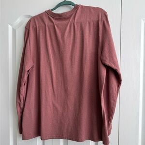 Carhartt Wonen’s 1X Long Sleeve Crewneck — Rosewood